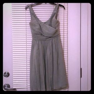 J. CREW Heidi dress in silk chiffon - Dusty Shale